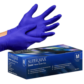 Luva-Descartavel-Nitrilica-Sonic-Azul-Sem-Po-Supermax--m-