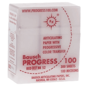 Papel-Carbono-BK-Progress-100-Micras-300-Folhas-Bausch-Vermelho