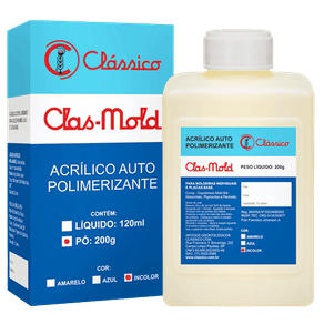 Resina-Acrilica-Clas-Mold-Po-200gr-Classico-Incolor